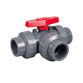 3-WAY BALL VALVE UPVC