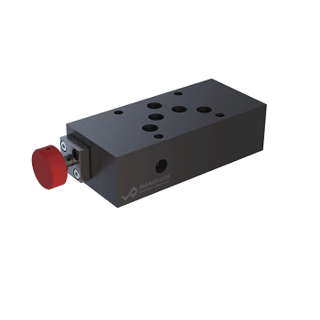 Drain valve sandwich construction AAH_10- Wandfluh