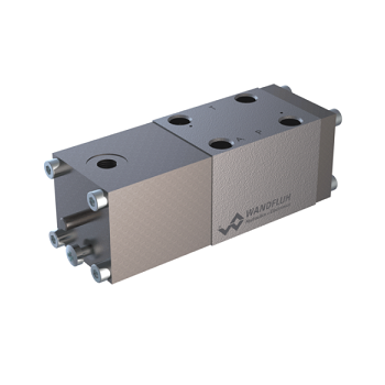 Poppet valves pneumatically operated flange construction AK2206-Wandfluh