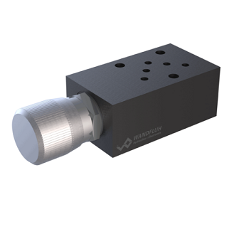 Throttle valve sandwich construction BDR_4- Wandfluh