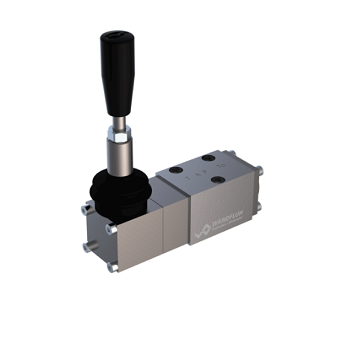 Poppet valves manually operated flange construction BH2204-Wandfluh