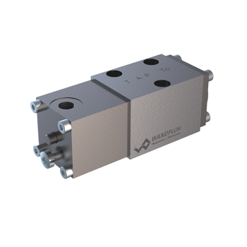 Poppet valves pneumatically operated flange construction BK2204- Wandfluh