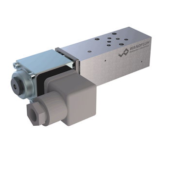 Proportional pressure relief valve flange and sandwich construction B_P_A03-Wandfluh