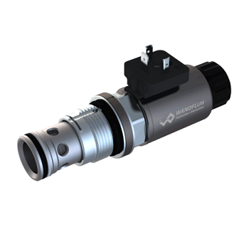 Proportional pressure relief cartridge pilot operated (slip-on coil) BVPPM33-Wandfluh