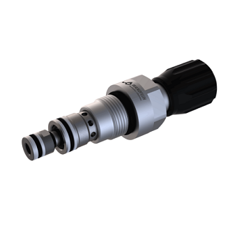 Pressure relief cartridge direct operated BX_BY_PM22-Wandfluh