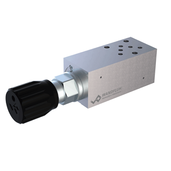 Backpressure valve sandwich construction pilot/direct operated G_SA03-Wandfluh