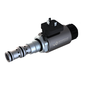 Proportional pressure reducing cartridge pilot operated (slip-on coil) MVPPM22-Wandfluh