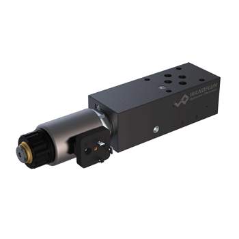 Proportional pressure reducing valve flange and sandwich construction M_A06-Wandfluh