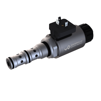 Proportional 3-way flow control cartridge  QDPPM22- Wandfluh