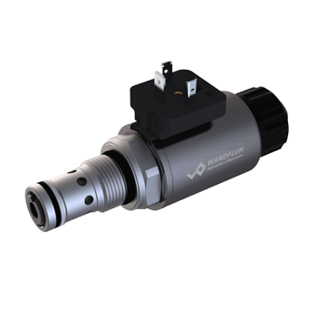 Proportional 2-way flow control cartridge QNPPM22-Wandfluh