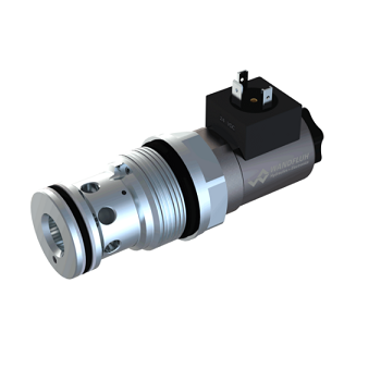 Solenoid poppet valve cartridge pilot operated SVSPM42-Wandfluh