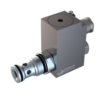 Solenoid poppet valve cartridge pilot operated explosion proof Ex d II C SVYPM33-Wandfluh