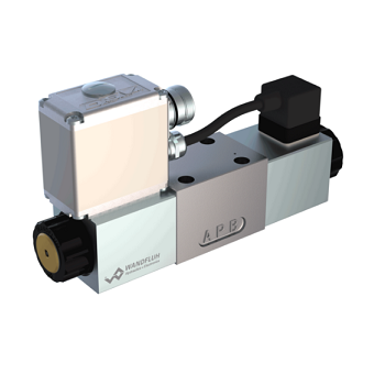 Proportional spool valve (slip-on coil, integrated electronics) WDPFA06_ME-Wandfluh