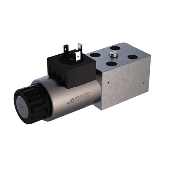 Solenoid operated spool valve soft switching (slip-on coil) WWMFB04-Wandfluh