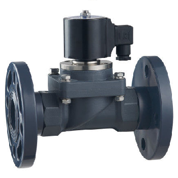 Van điện từ thân nhựa nối bích ZCF-PU-15F Round-Star